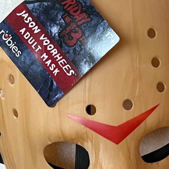 Jason Voorhees Adult Mask Mask Friday the 13th Jason Voorhees Mask New - Picture 2 of 4